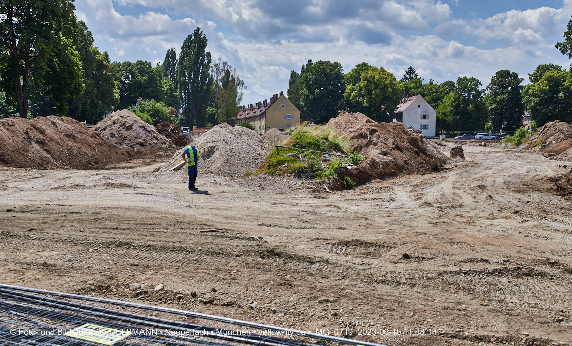 15.06.2023 - Abriss und Neubau der Maikäfersiedlung in Berga am LAim und Neuperlach